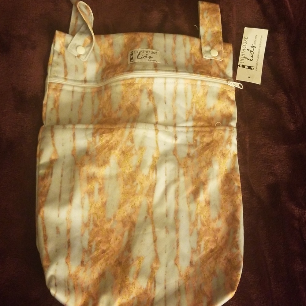 Lighthouse Kids Co wet bag Goldie